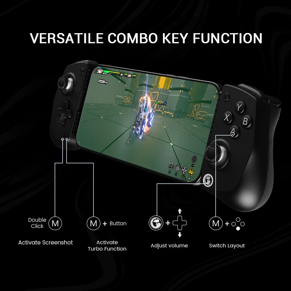 GameSir X5 Lite Mobile Gaming Controller with Hall Effect Joysticks — Compatible with iPhone, iPad Mini & Android Tablets