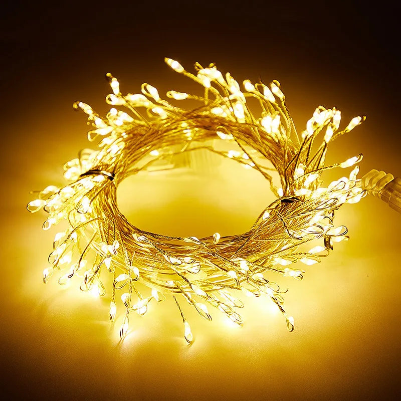 USB Firecracker Fairy String Lights with Remote Control | 3M, 6M & 9M | Wedding, Party & Christmas Décor