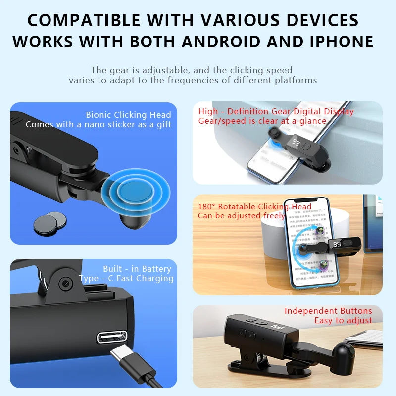 Auto Screen Clicker – Smart Touch Tapper for Mobile Gaming & Live Streaming