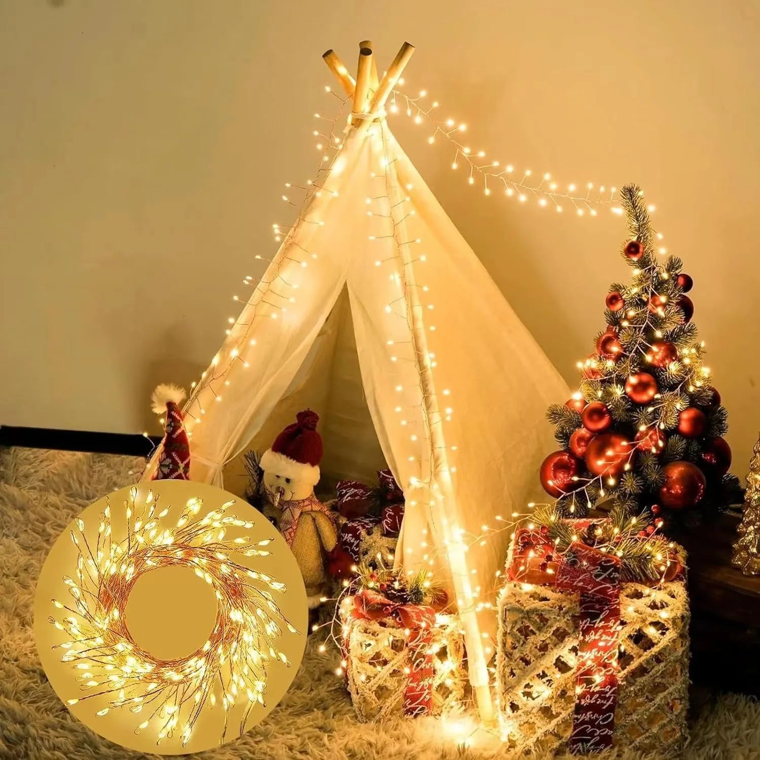 USB Firecracker Fairy String Lights with Remote Control | 3M, 6M & 9M | Wedding, Party & Christmas Décor