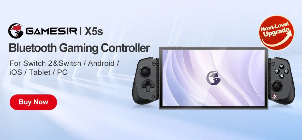 GameSir X5 Lite Mobile Gaming Controller with Hall Effect Joysticks — Compatible with iPhone, iPad Mini & Android Tablets