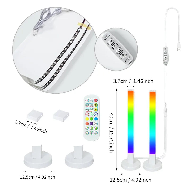 Transform Any Room in Seconds — Smart RGB LED Corner Lamp with App Control