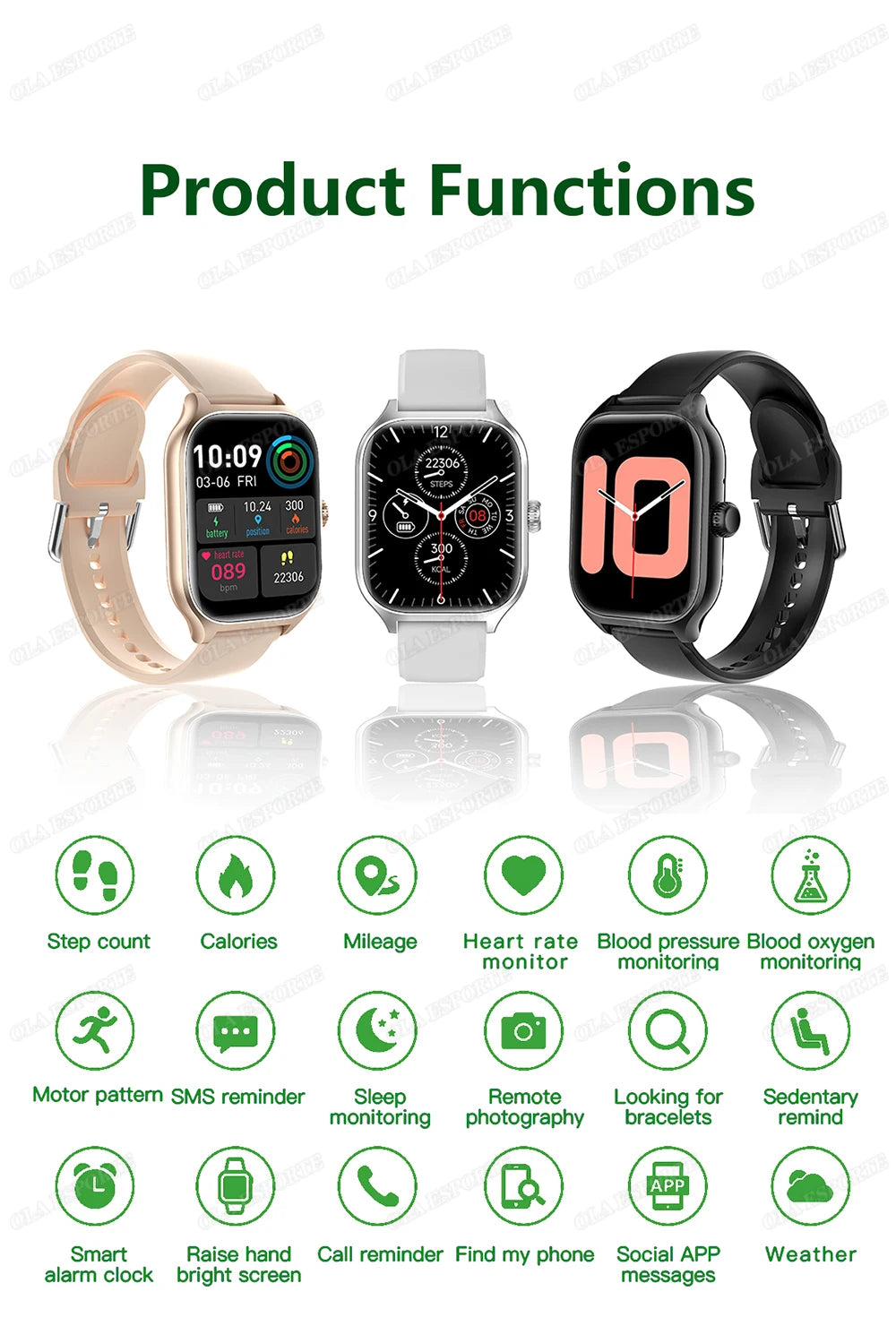 The Perfect Smart Watch Gift Set — Calls, Music & Sports Tracking