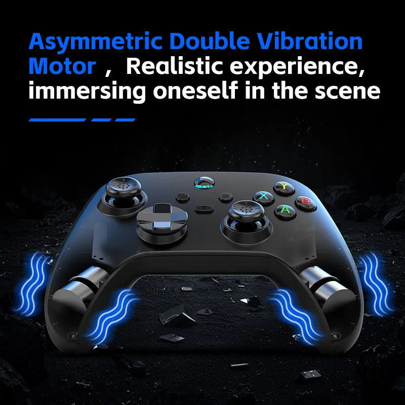G6 Wireless Gaming Controller with Hall Effect Trigger & Joystick — Compatible with Switch, PC, Android & iOS