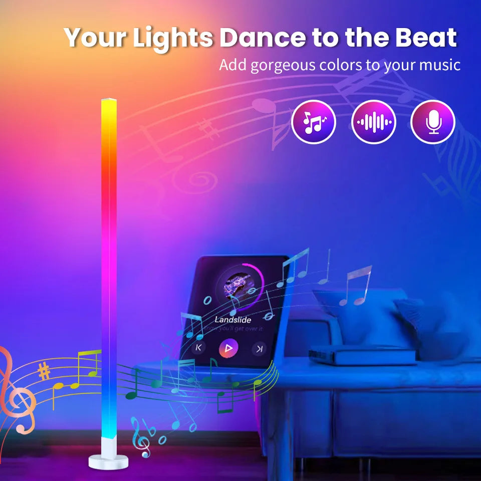 Transform Any Room in Seconds — Smart RGB LED Corner Lamp with App Control