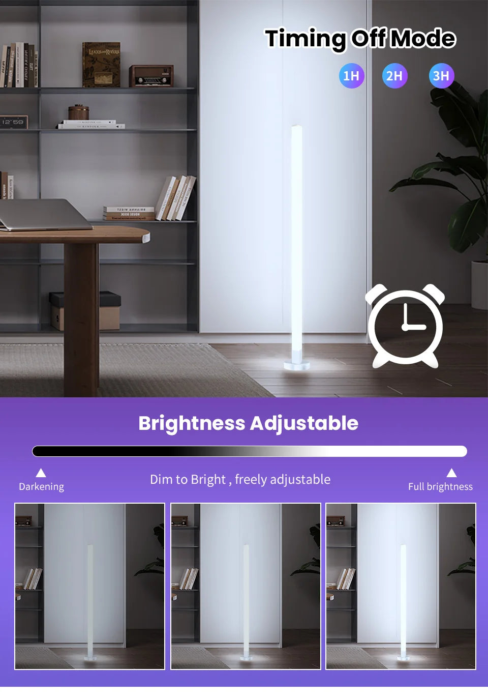 Transform Any Room in Seconds — Smart RGB LED Corner Lamp with App Control
