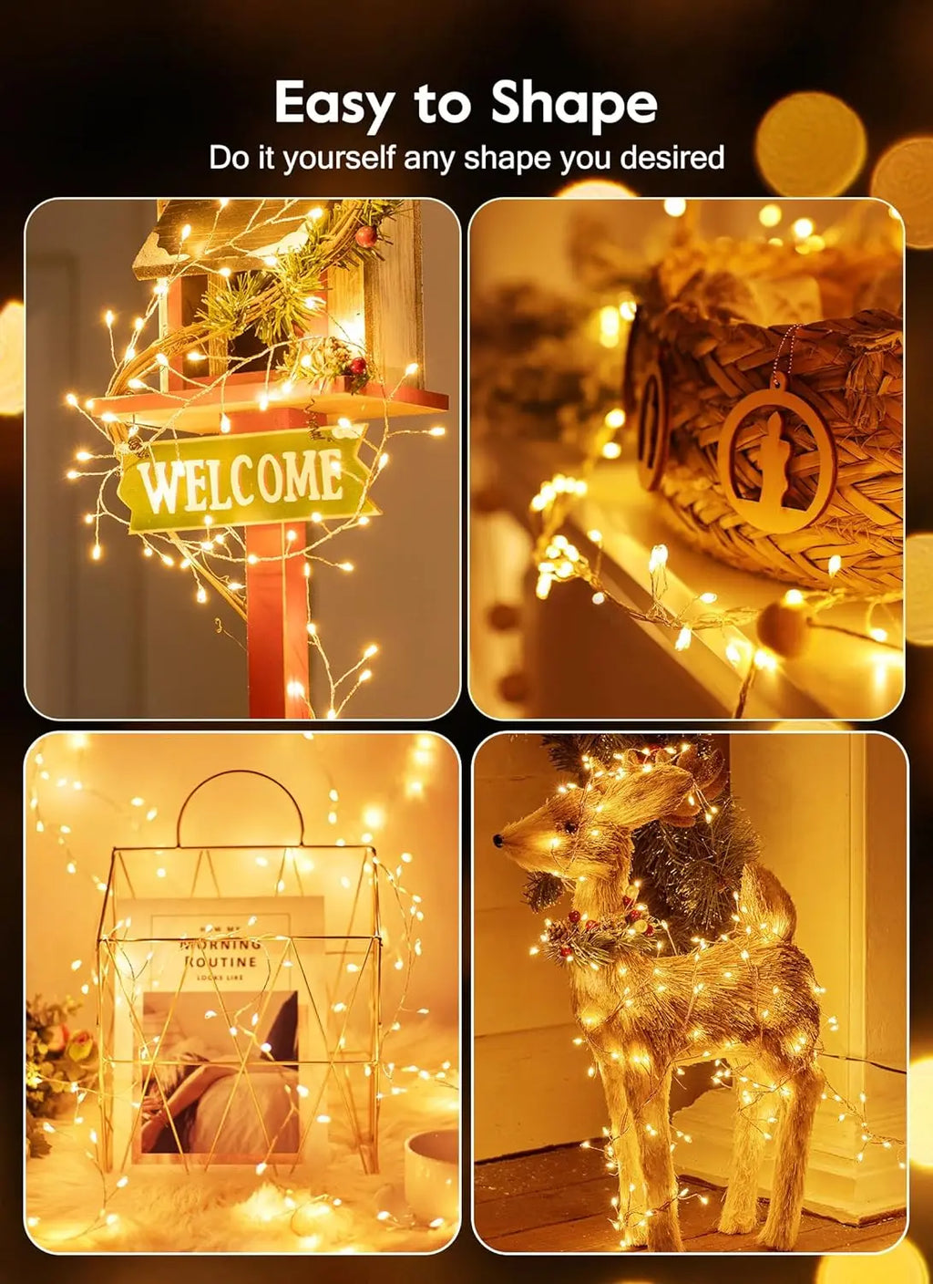 USB Firecracker Fairy String Lights with Remote Control | 3M, 6M & 9M | Wedding, Party & Christmas Décor