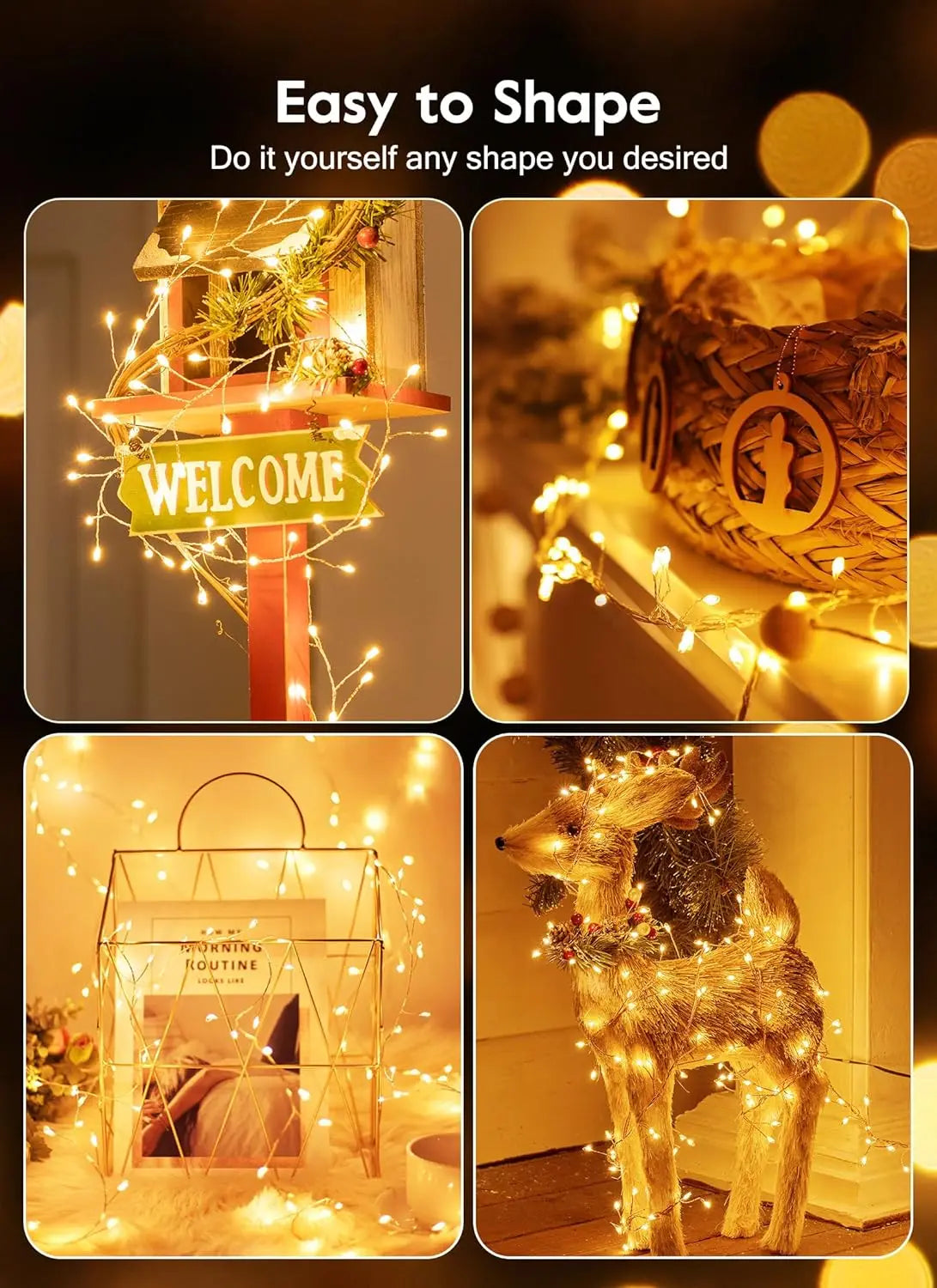 USB Firecracker Fairy String Lights with Remote Control | 3M, 6M & 9M | Wedding, Party & Christmas Décor
