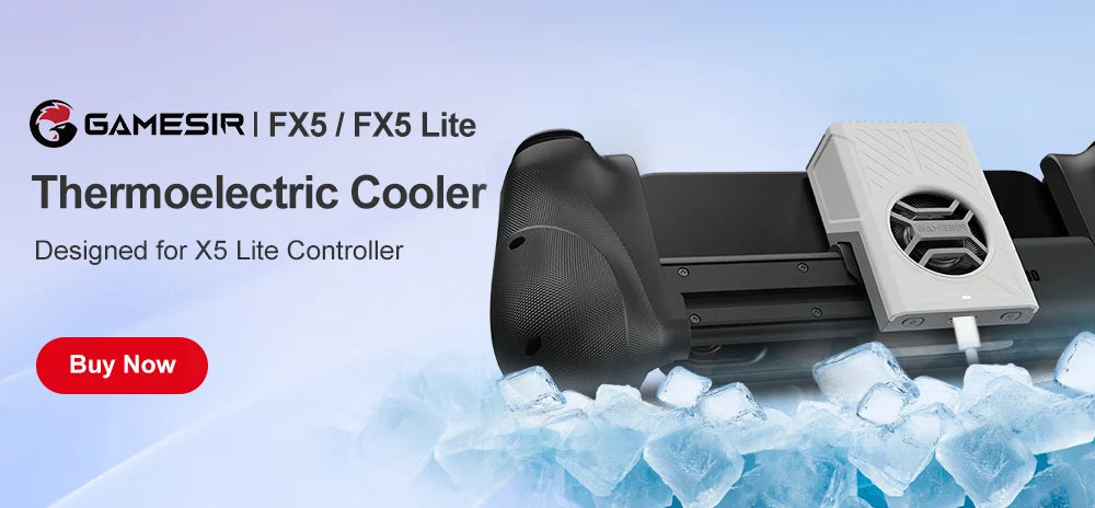 GameSir X5 Lite Mobile Gaming Controller with Hall Effect Joysticks — Compatible with iPhone, iPad Mini & Android Tablets