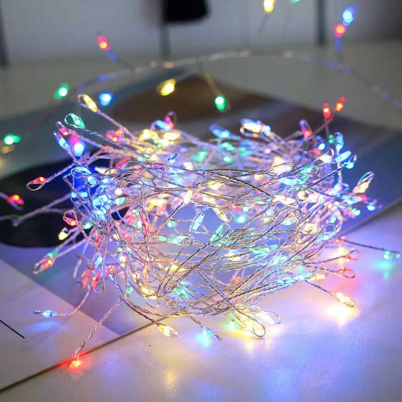 USB Firecracker Fairy String Lights with Remote Control | 3M, 6M & 9M | Wedding, Party & Christmas Décor