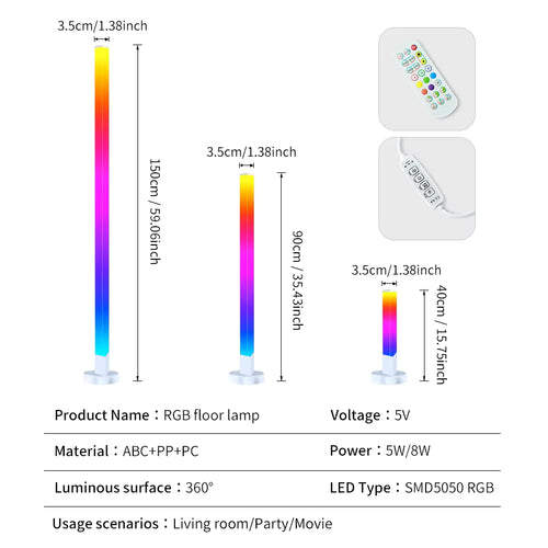 Transform Any Room in Seconds — Smart RGB LED Corner Lamp with App Control