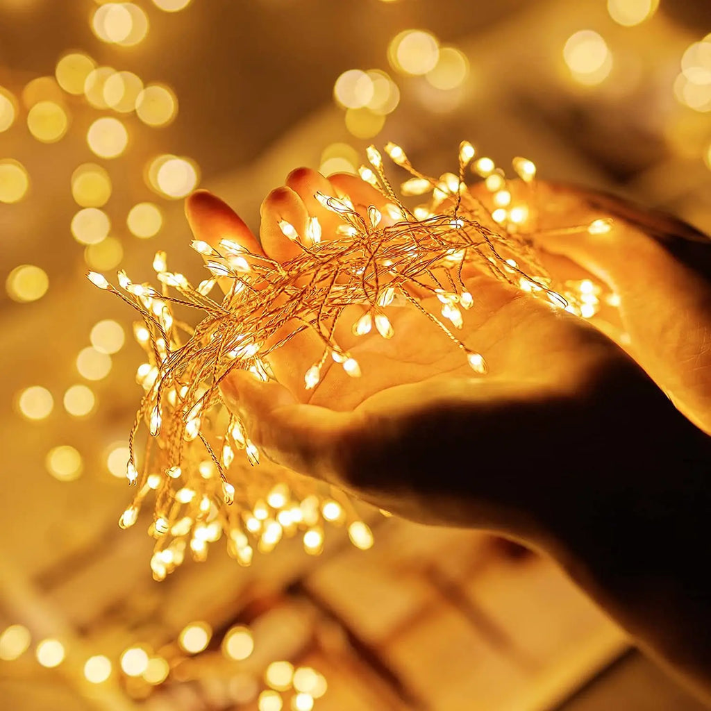 USB Firecracker Fairy String Lights with Remote Control | 3M, 6M & 9M | Wedding, Party & Christmas Décor