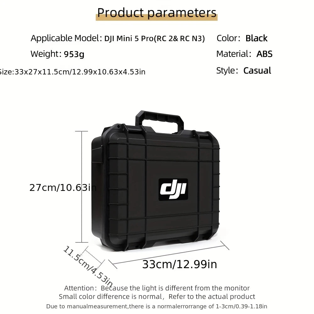 Suitable for DJI 5 Pro Storage Case – Portable Hard‑Shell Explosion‑Proof Case with Large Capacity
